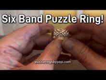 Embedded thumbnail for 6 Band Puzzle Ring